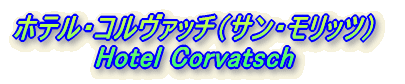 zeER@b`iTEbcj Hotel Corvatsch 