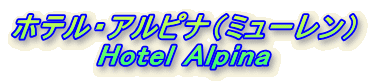 zeEAsii~[j
Hotel Alpina

