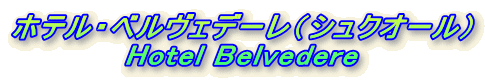 zeExFf[iVNI[j
Hotel Belvedere
