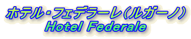 zeEtFf[iK[mj
Hotel Federale
